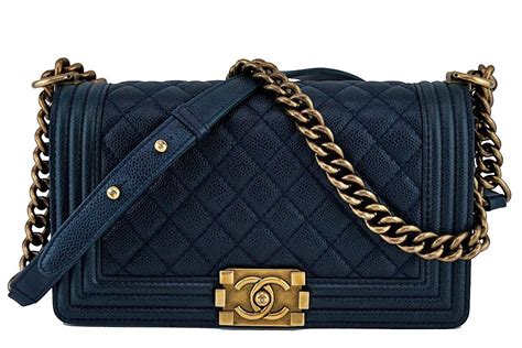 chanel le boy bag blue|chanel boy original.